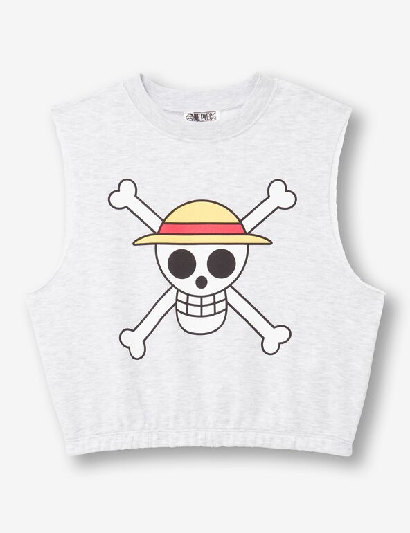One Piece sleeveless sweatshirt
