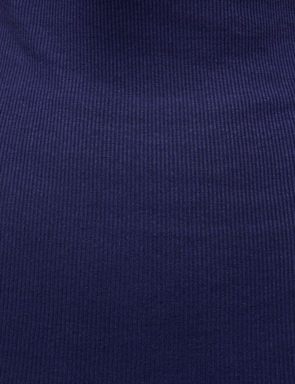 Robe courte esprit polo bleu marine