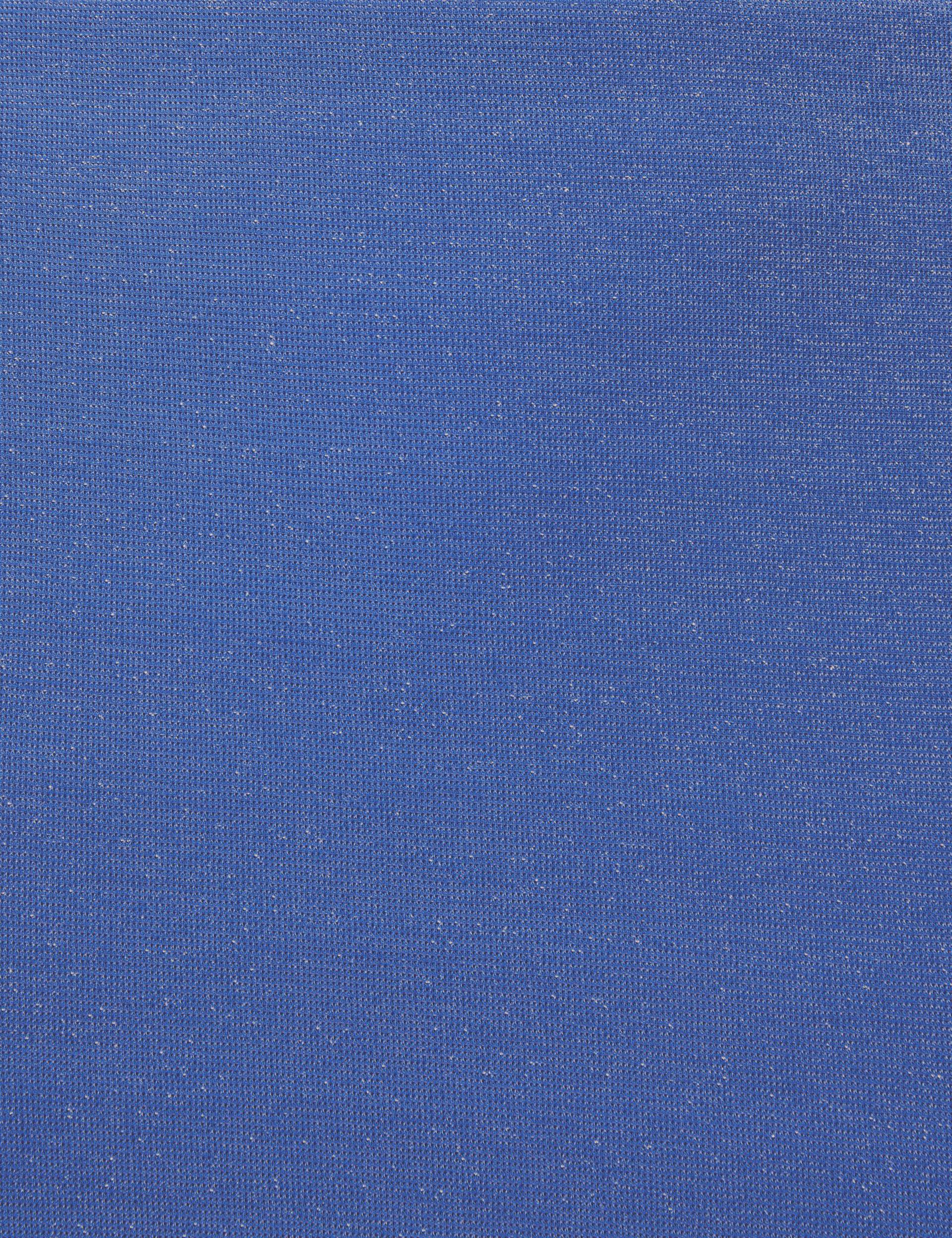 Jupe longue métallique bleue indigo