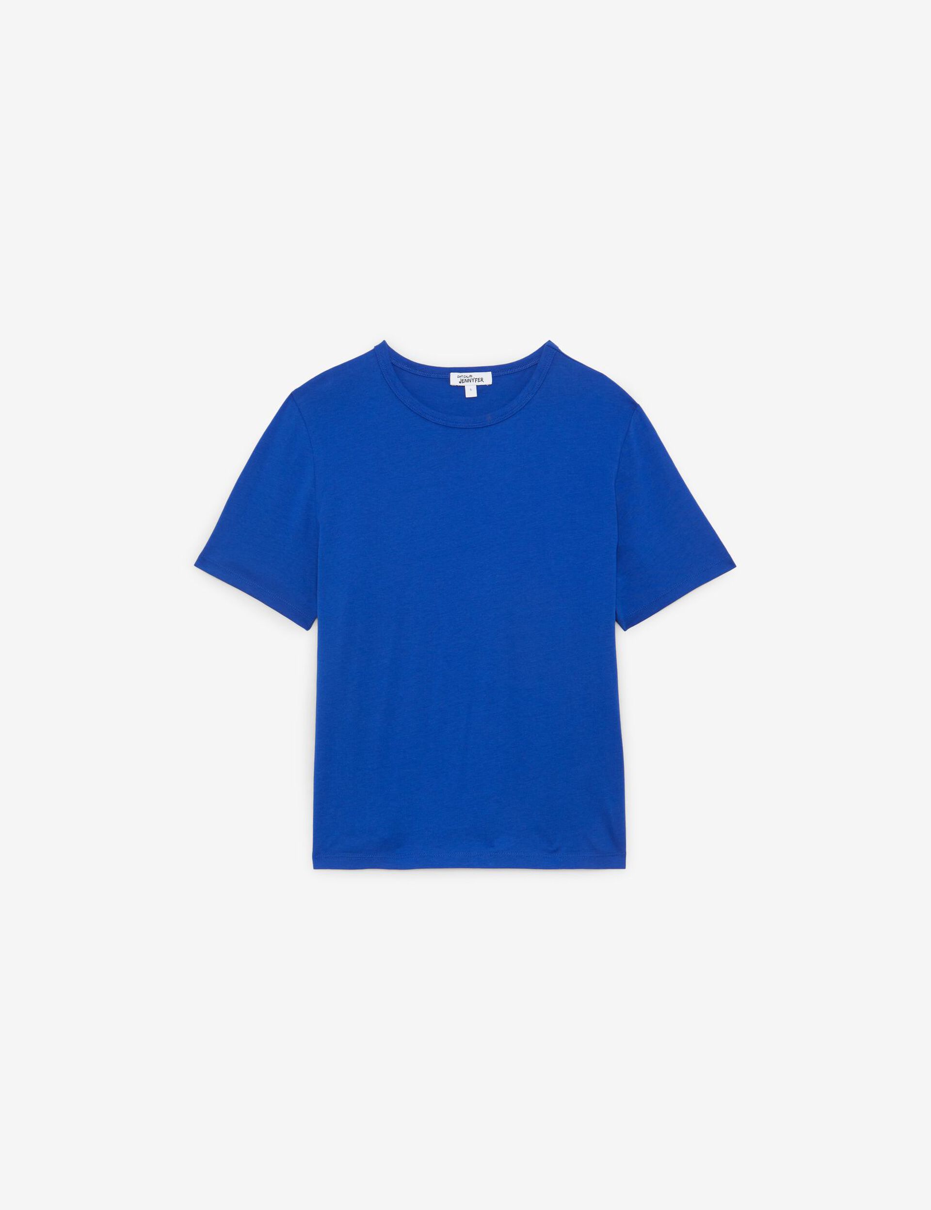 T-shirt bleu indigo basic