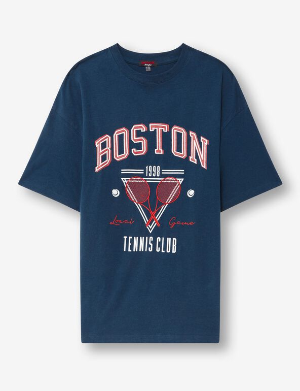 Tee-shirt oversize Boston