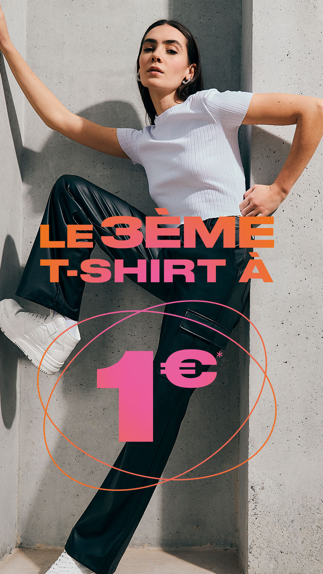 3ème tee-shirt à 1€