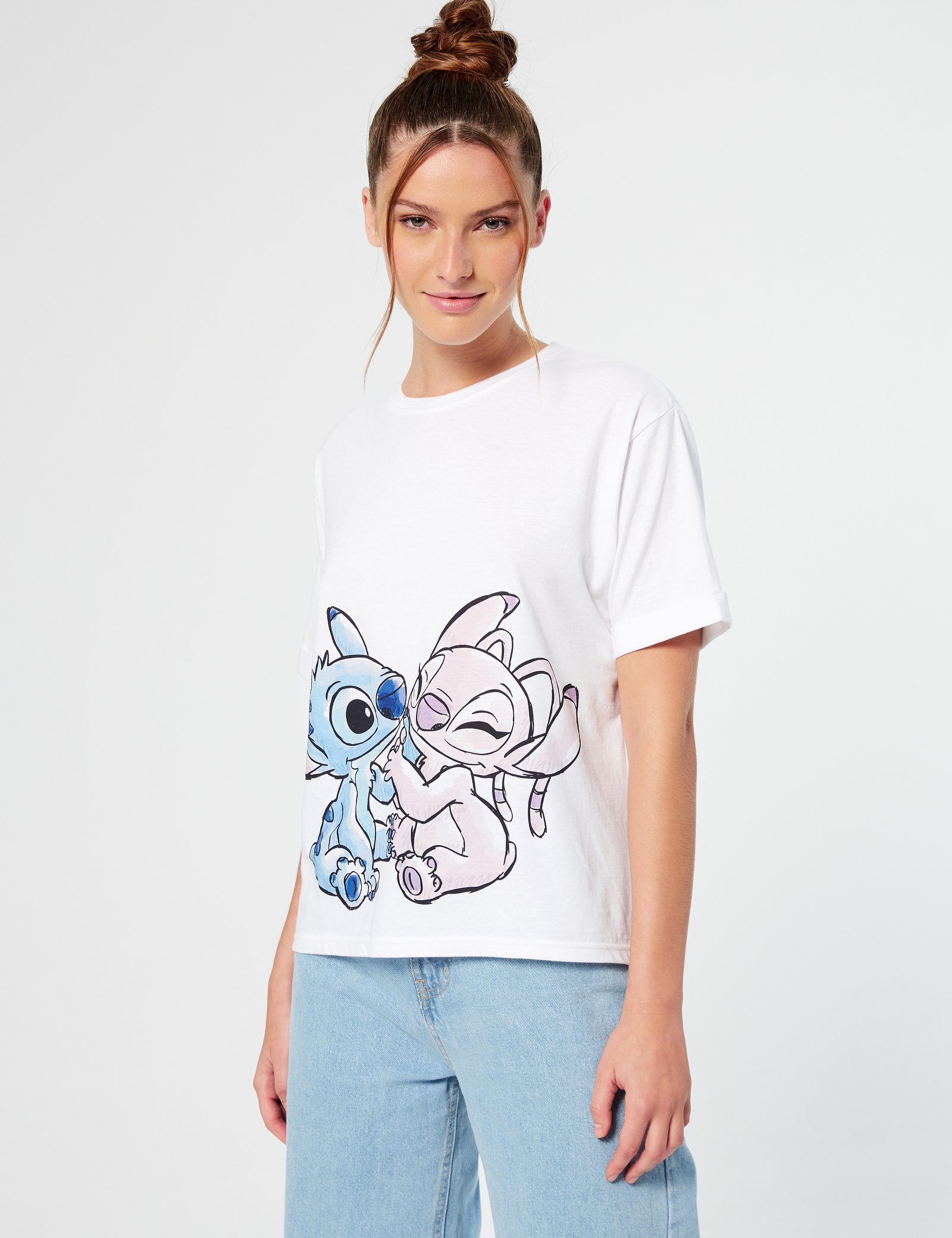Tee-shirt Disney Stitch Ado et Fille discount • Jennyfer