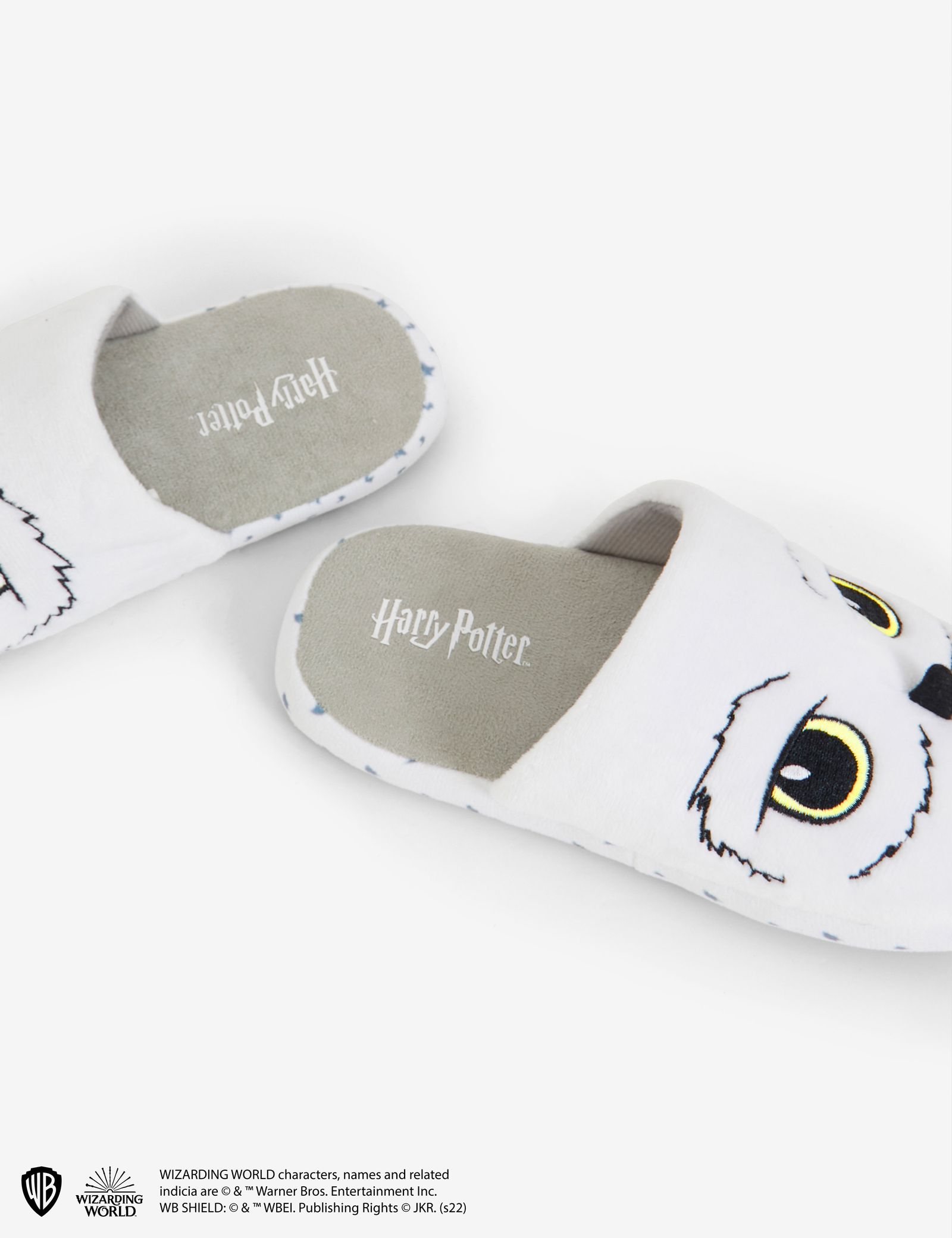 Chaussons mules Harry Potter gris fille